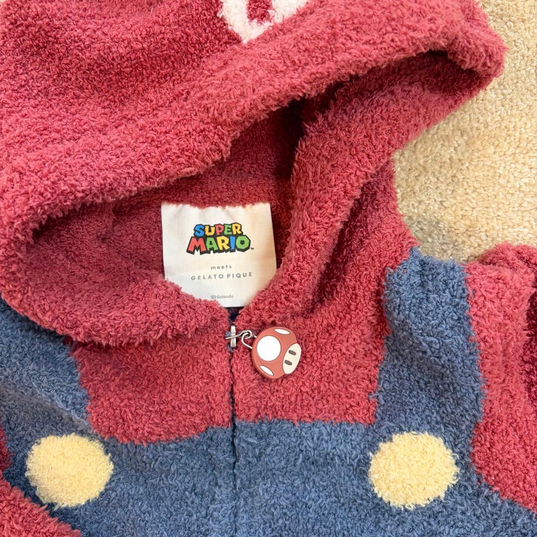 ジェラピケ　マリオ　セットアップ　xxs 90-100