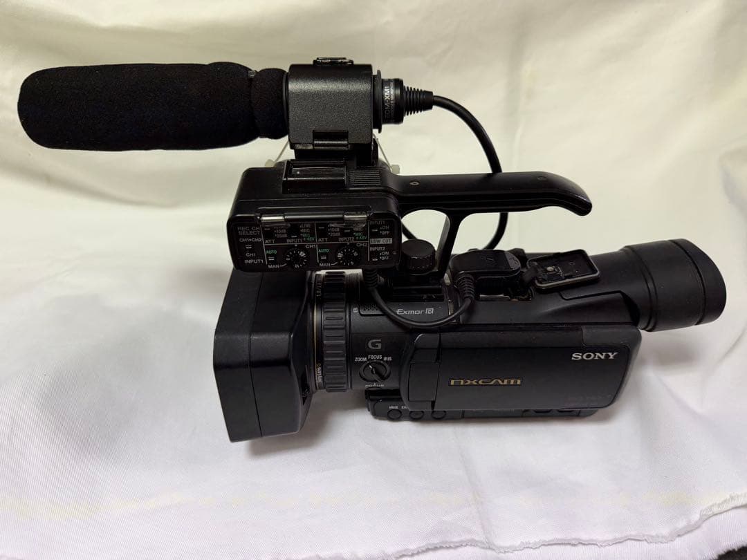 SONY NXCAM AVCHD ビデオカメラ カメラバック付き