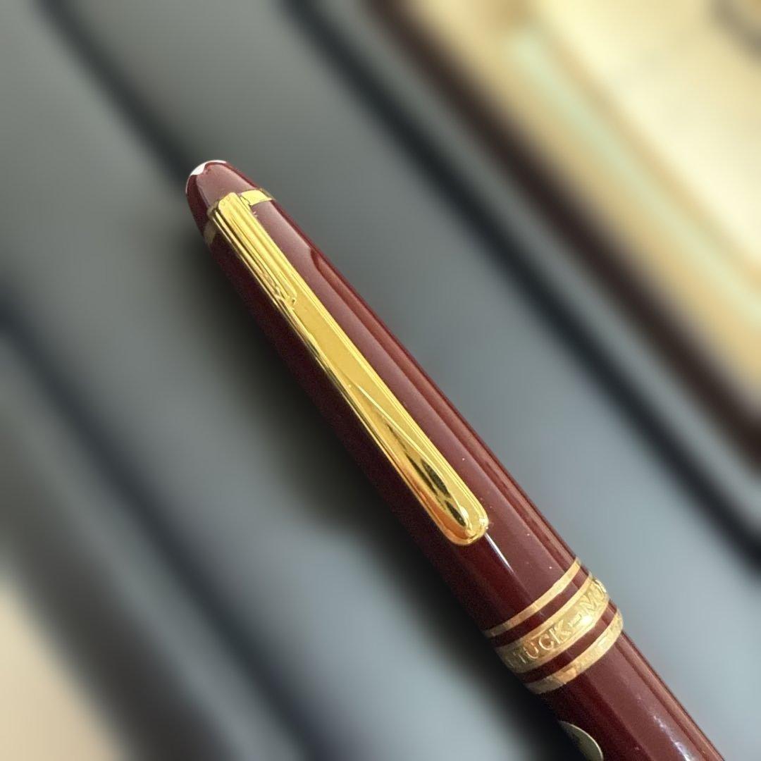モンブラン 万年筆 マイスターシュテュック ボルドー 14k F細
