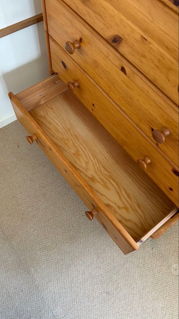 hadun　パイン無垢材 チェスト