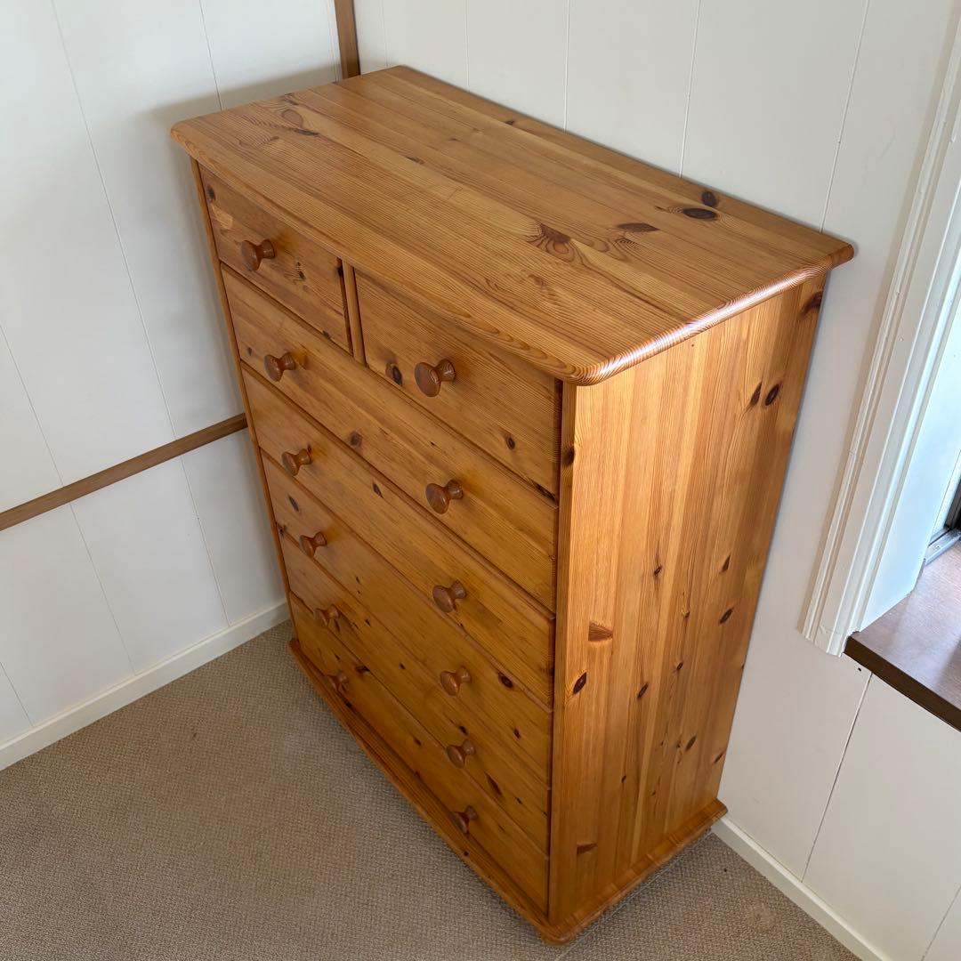 hadun　パイン無垢材 チェスト