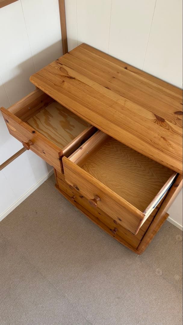 hadun　パイン無垢材 チェスト