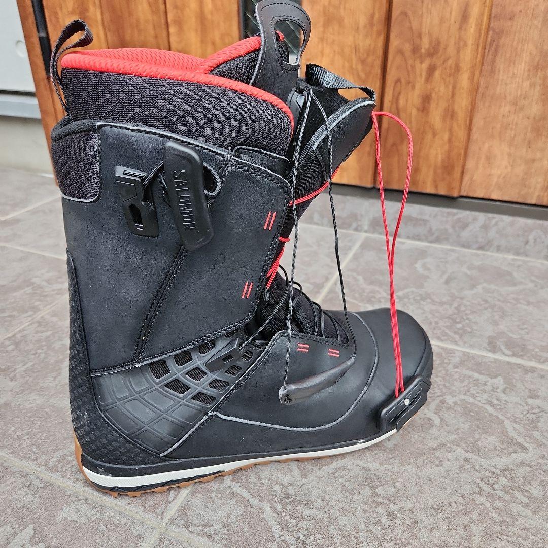 2回使用⭐Salomon DIALOGUE　Xスノーボードブーツ28cm黒赤
