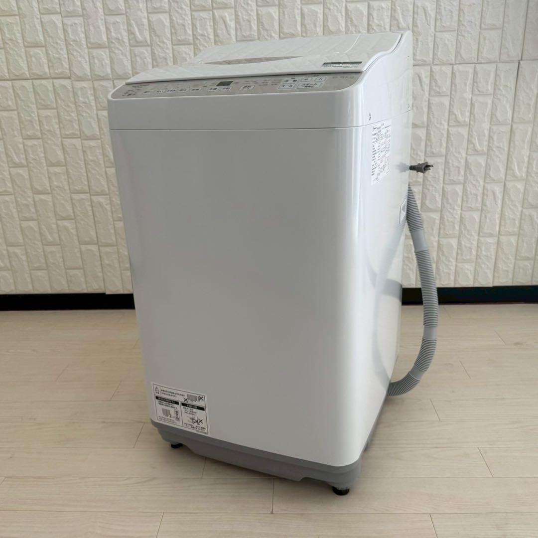 めいないん ✨縦型洗濯機　シャープ　ES-T6JBK 乾燥機能付き　極美品
