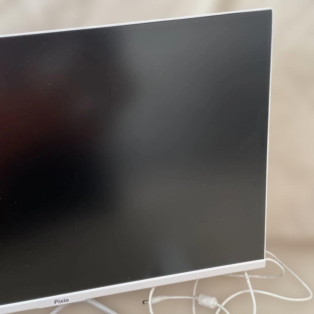 値段交渉可美品　ゲーミングモニター　Pixio PX248 White(白)本体