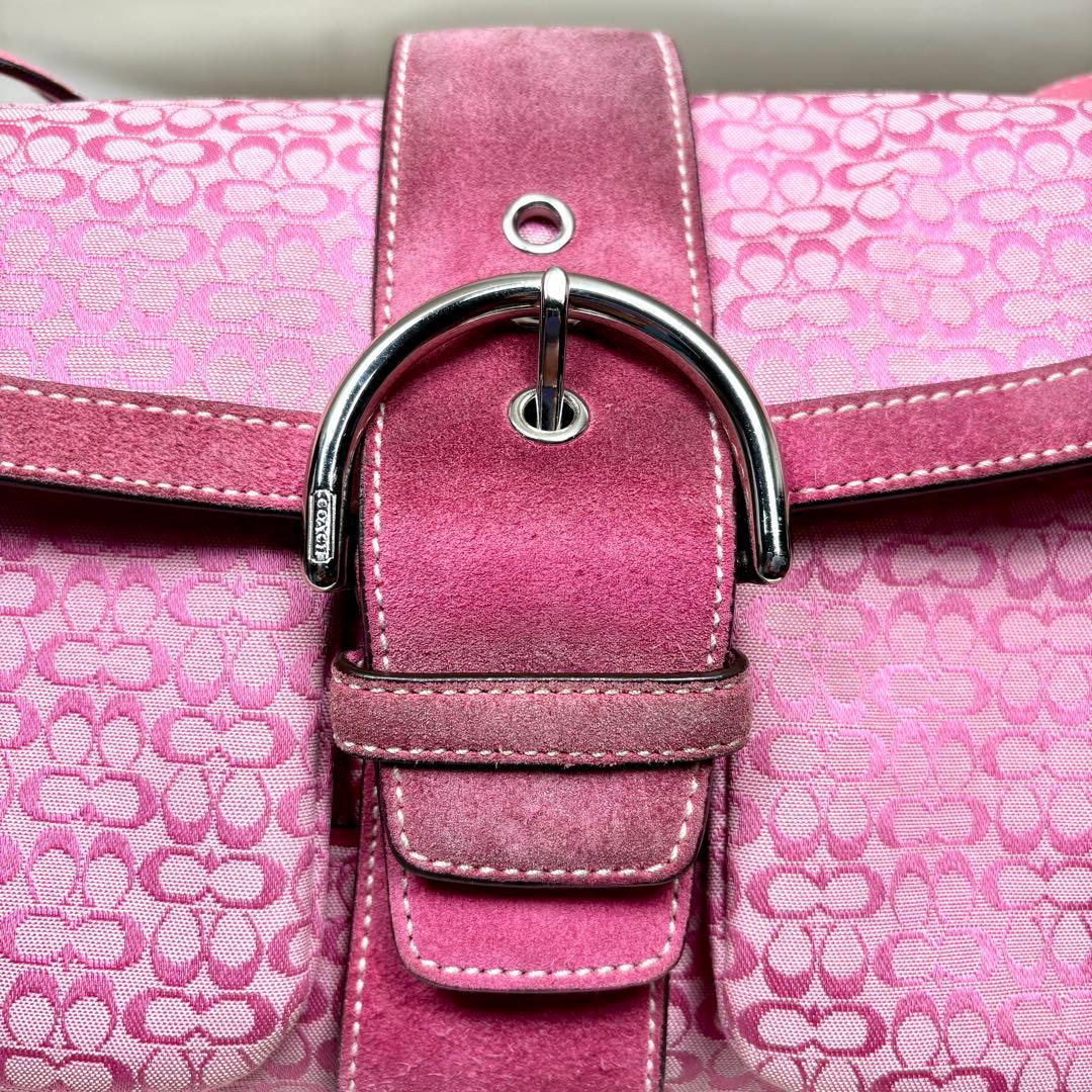 バッグ Coach One Shoulder Handbag pink soho
