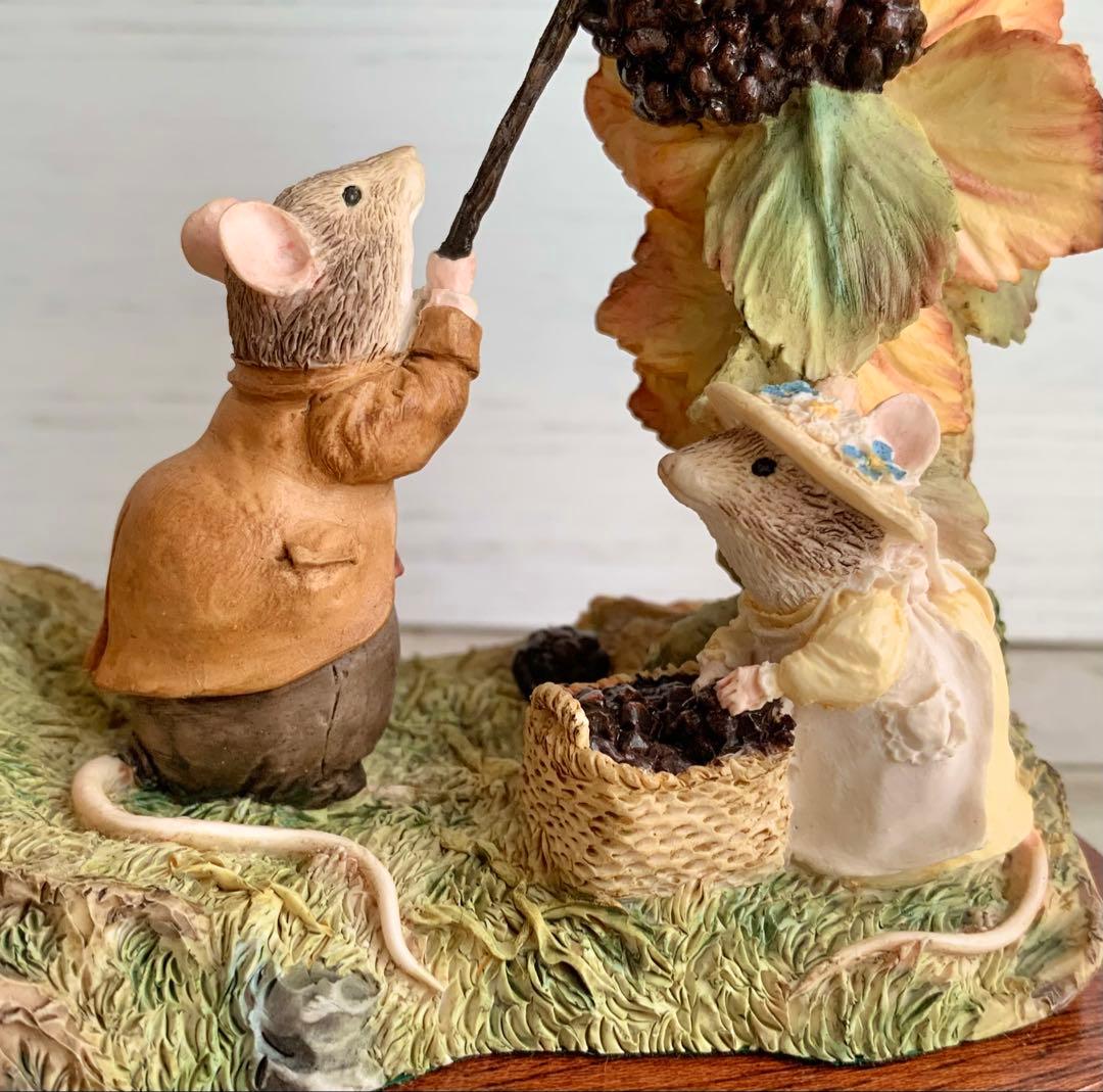 【希少】ブランブリーヘッジ 秋 Autumn タブロー フィギュリン 置物