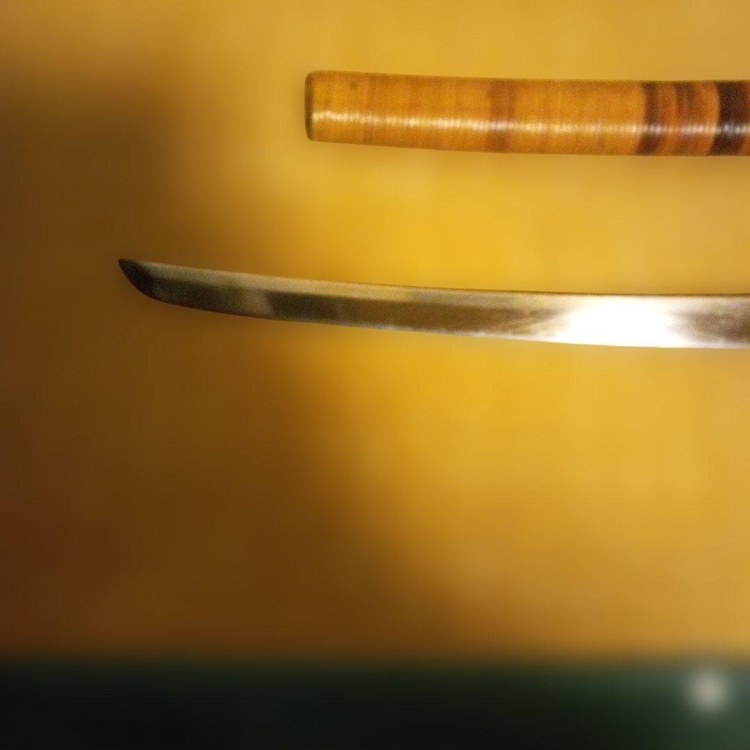 模造刀　丸茶竹鞘　仕込み刀