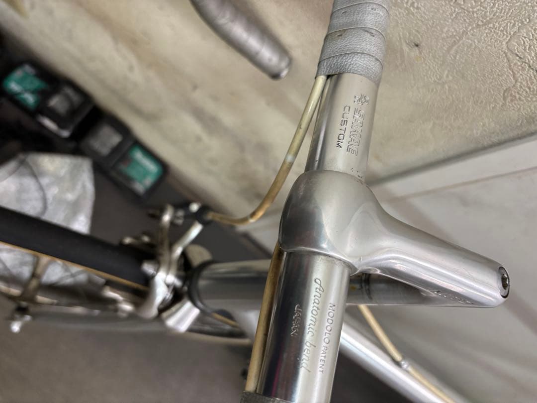 80s 日本製軽量アルミロードバイク シマノクランク搭載