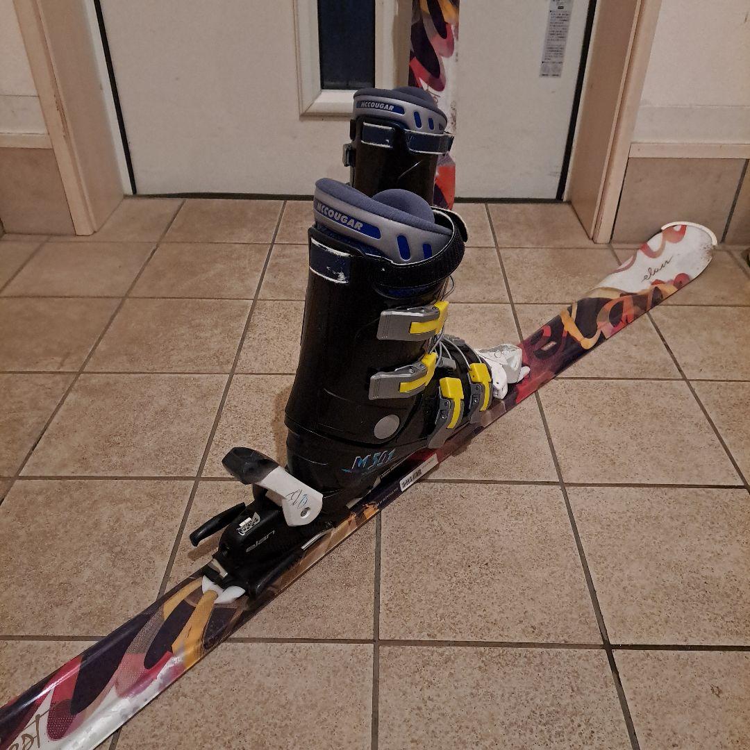 エラン スキー ピンク/ ビンディング付き