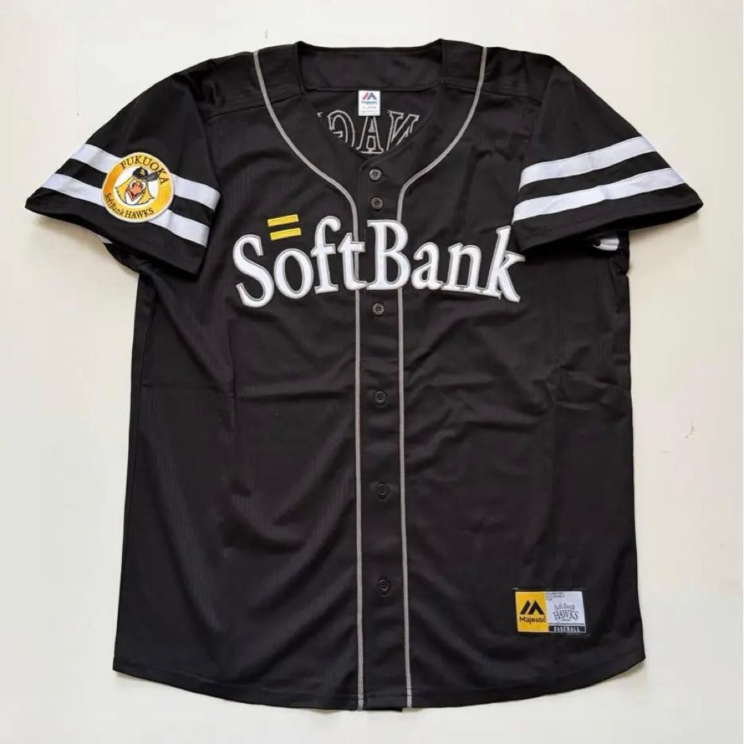 新品　ソフトバンクホークス　柳田 悠岐　レプリカユニフォーム　ビジター　XL