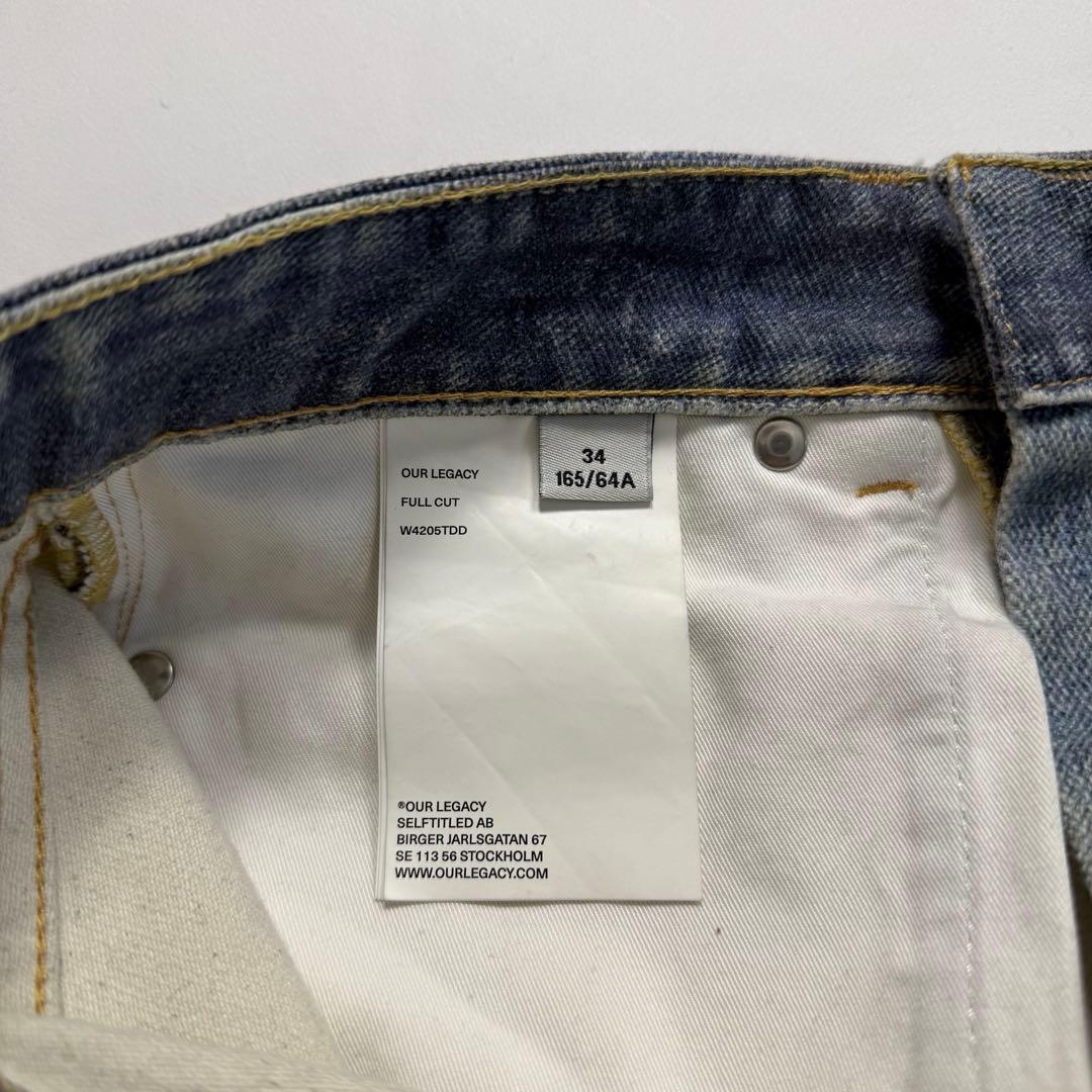 パンツ 25SS Our legacy Full cut print denim