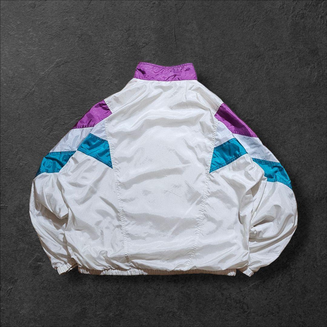 80s old adidas オールドアディダス ナイロンジャケットトレフォイル