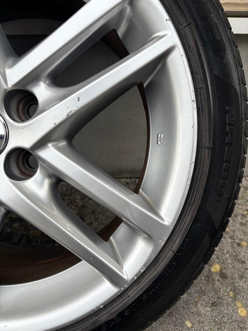 200系クラウンアスリート　純正　タイヤホイールセット　18インチ