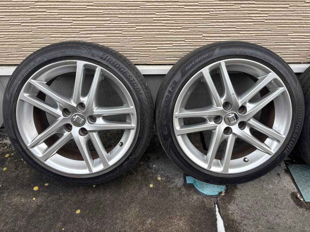 200系クラウンアスリート　純正　タイヤホイールセット　18インチ