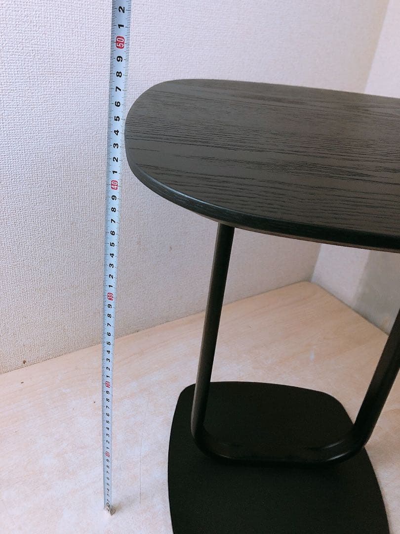 ③未使用★東谷 サイドテーブル ブラック TEC-84BK 机 インテリア家具