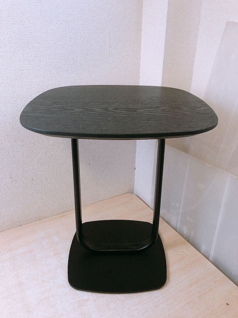 ③未使用★東谷 サイドテーブル ブラック TEC-84BK 机 インテリア家具