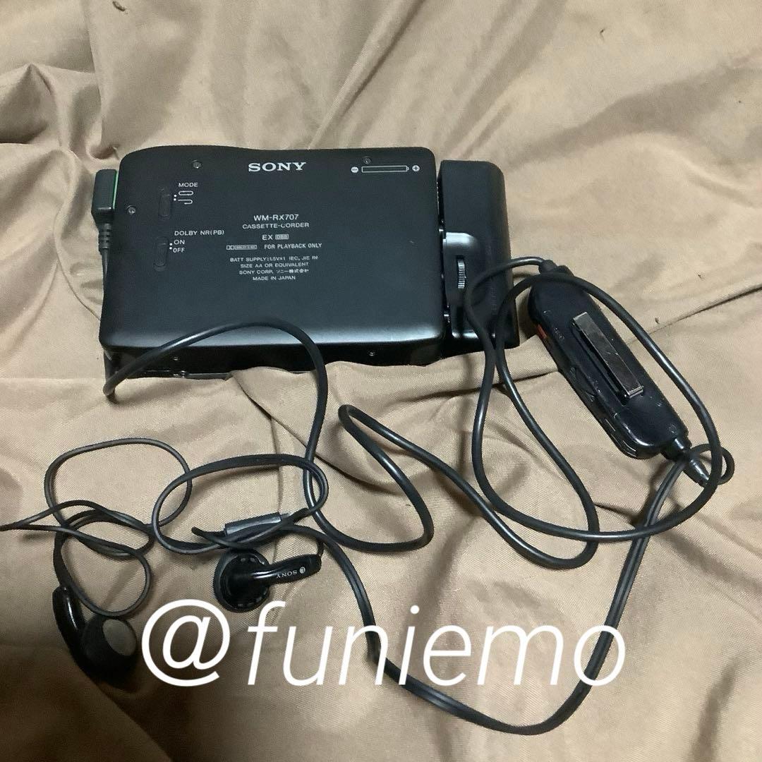 【ジャンク品】SONY WM-RX707レコーディングウォークマン