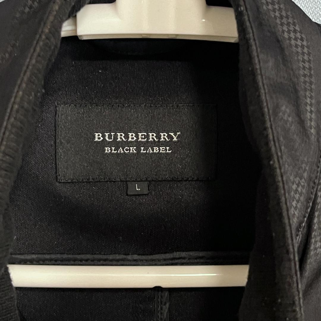 バーバリー ブラックナイロンジャケット L BURBERRY