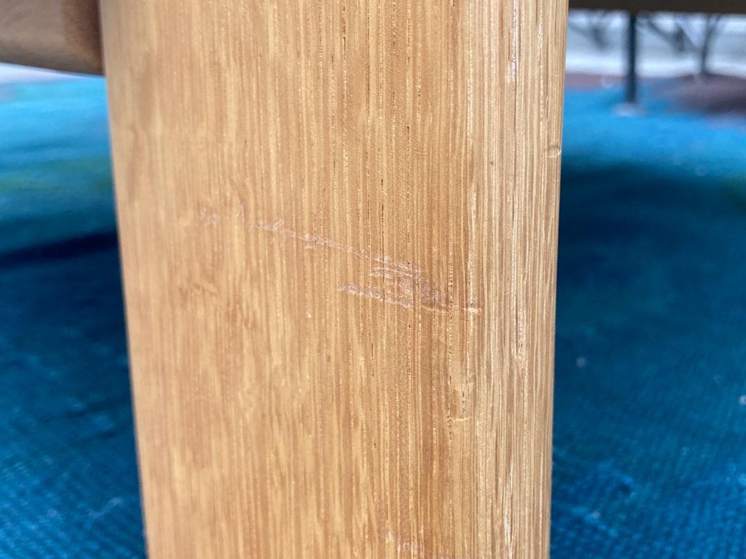 良品・現行☆旭川‐カンディハウス／ボルス／オットマン・スツール／キャメルレザー