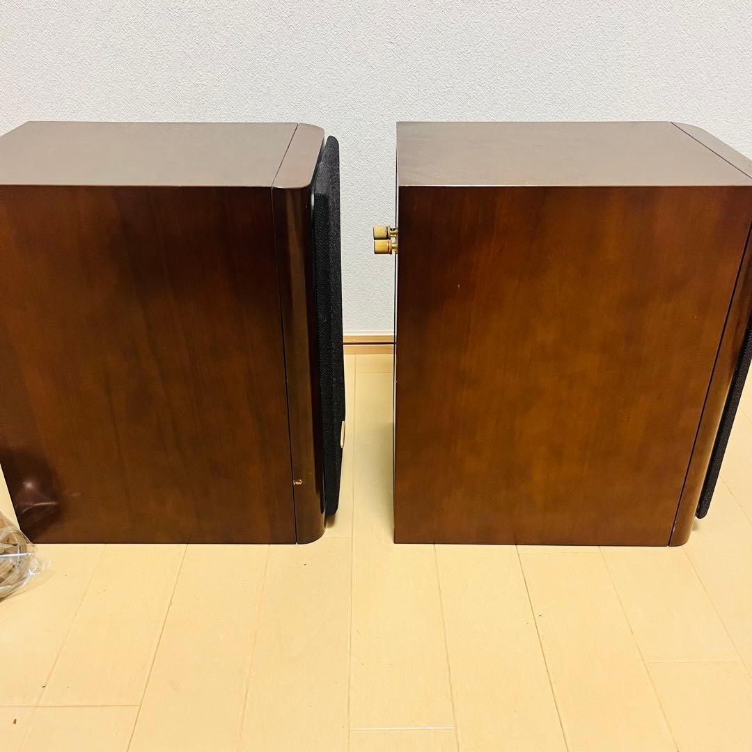 ONKYO D-202AX ダークウッド スピーカー 2台ケーブルセット