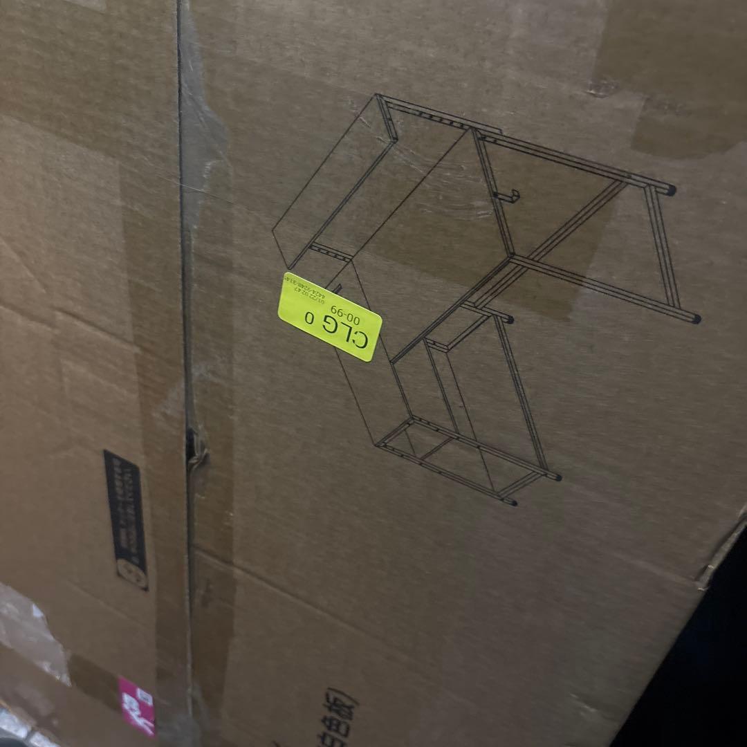 MoonMeguriデスク L字型 モニター台可動棚板　ホワイト, 幅110cm