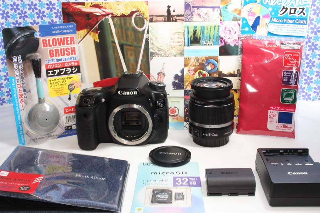 Wi-Fi内蔵❤Canon EOS 70D❤️️高画質❤️動画撮影❤おすすめカメラ❤️
