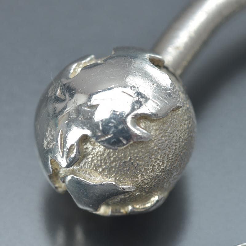 美品◇ティファニー 飛行機 地球 キーリング 925 スターリングシルバー 箱付