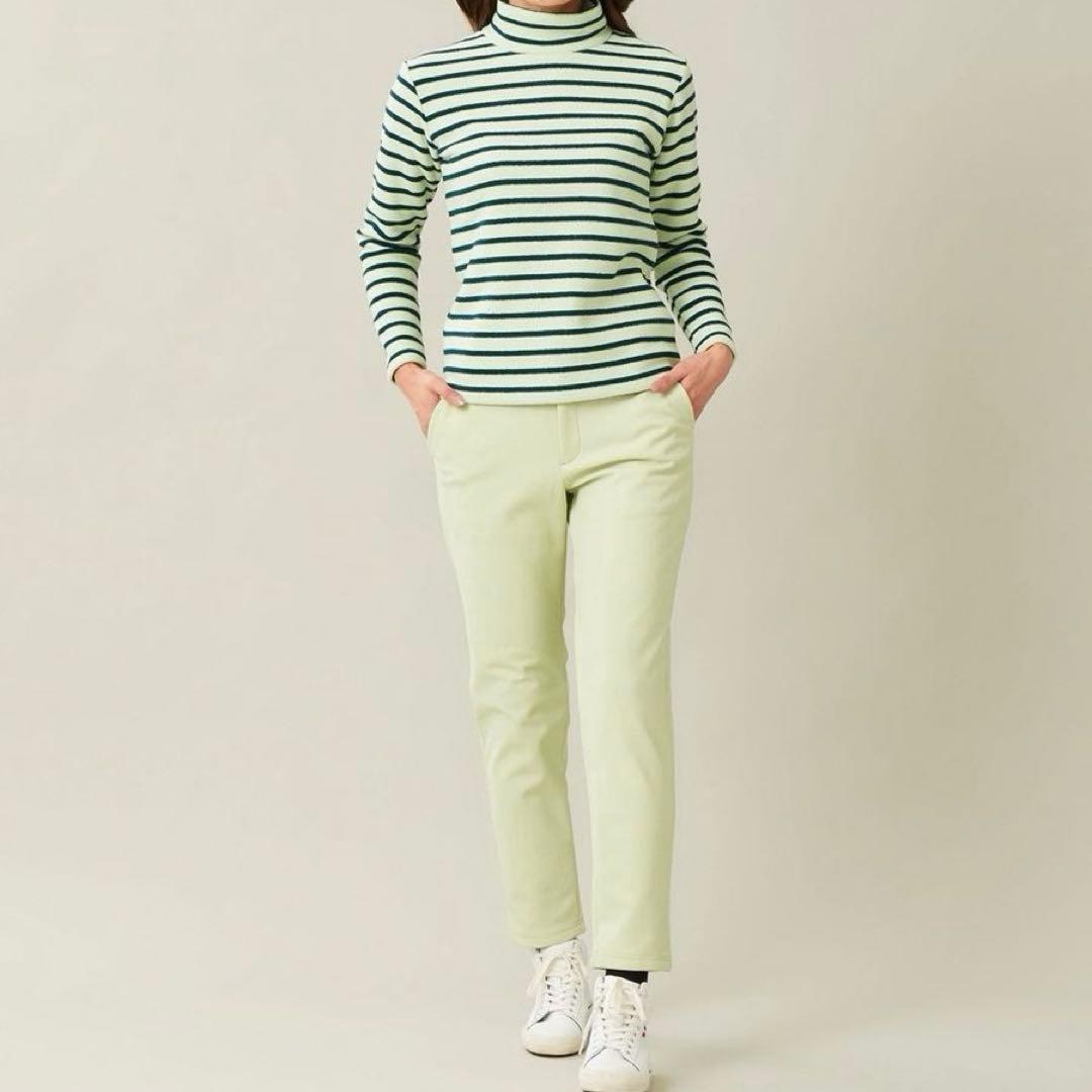 【新品未使用】23区ゴルフ LL 冬の暖かボトム ボンディング テーパードパンツ