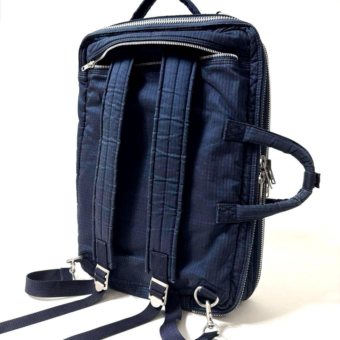【美品】PORTER×BLUE BLUE 3WAY ビジネスバッグ リュック