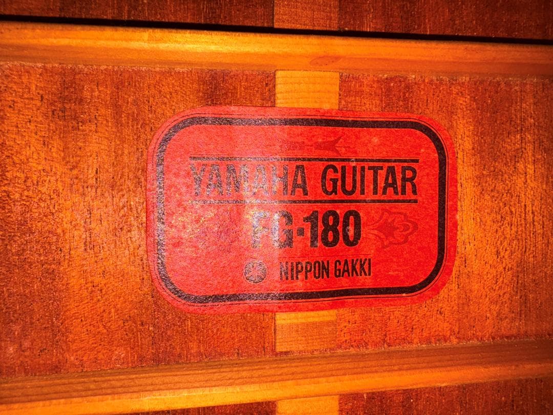 ★一度は絶対手にしたいヤマハFG-180！初期型横ロゴ！超激爆鳴・超美品★