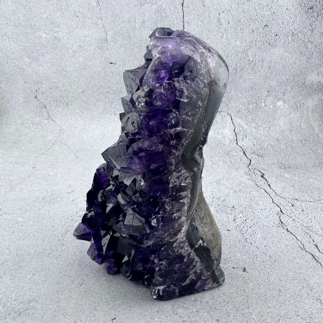 G-95アメジスト濃紫クラスター ドーム 原石 天然石 パワーストーン