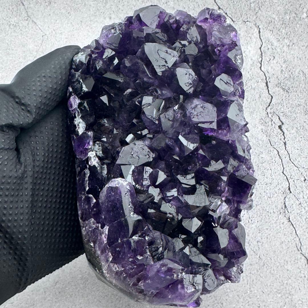 G-95アメジスト濃紫クラスター ドーム 原石 天然石 パワーストーン