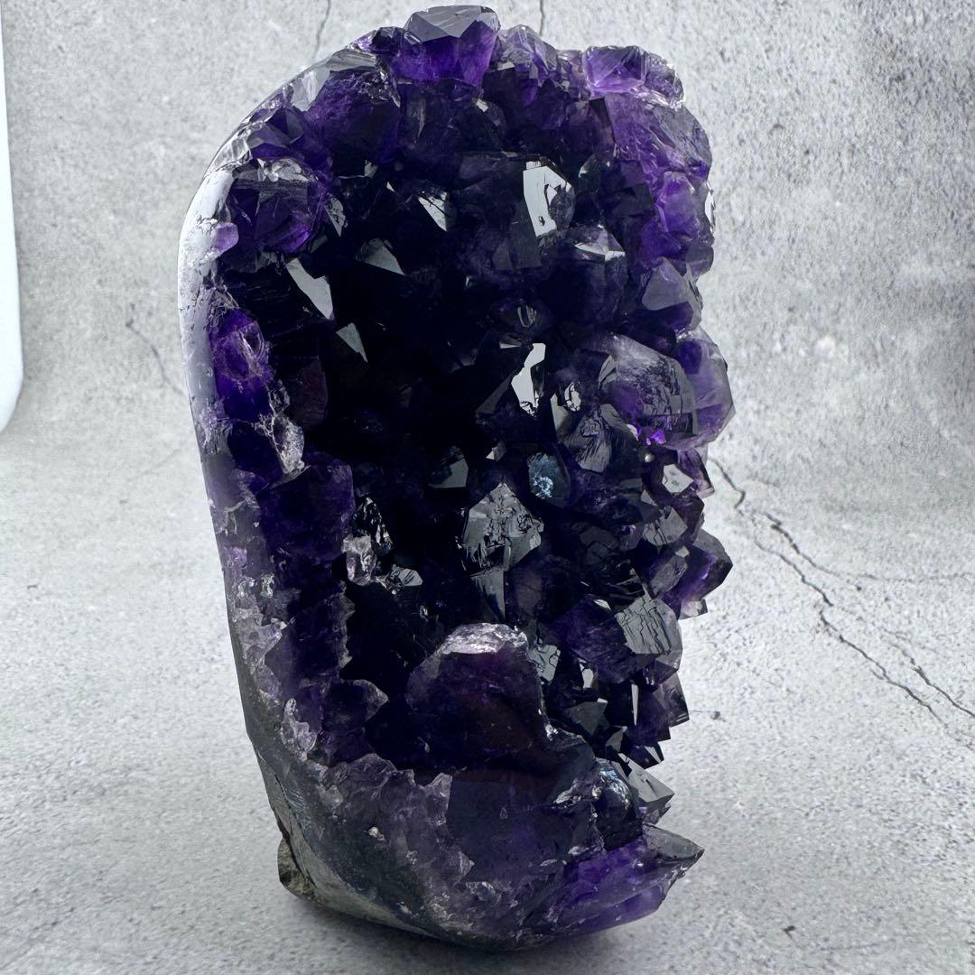 G-95アメジスト濃紫クラスター ドーム 原石 天然石 パワーストーン