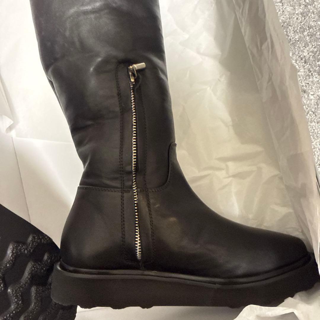 Caminando ロングブーツ　black leather