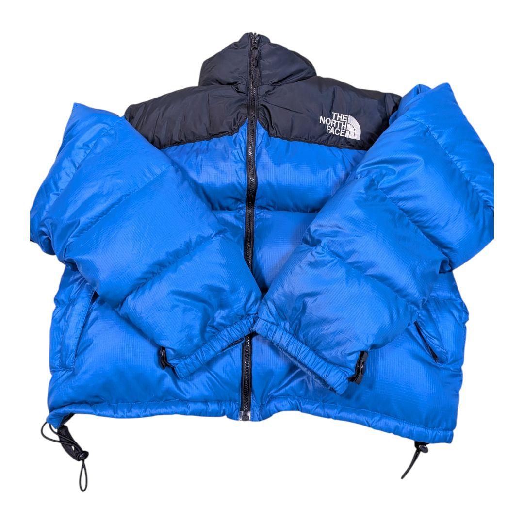 ノースフェイス90sダウンジャケットL 青 ヌプシ