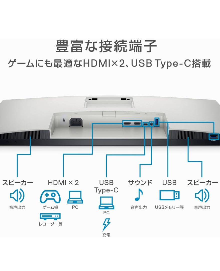もなそま Dell S2722QC 27インチ 4K モニター