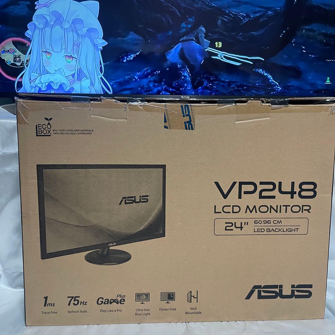 【ほぼ未使用✨】 ASUS 24インチ モニター ディスプレイ
