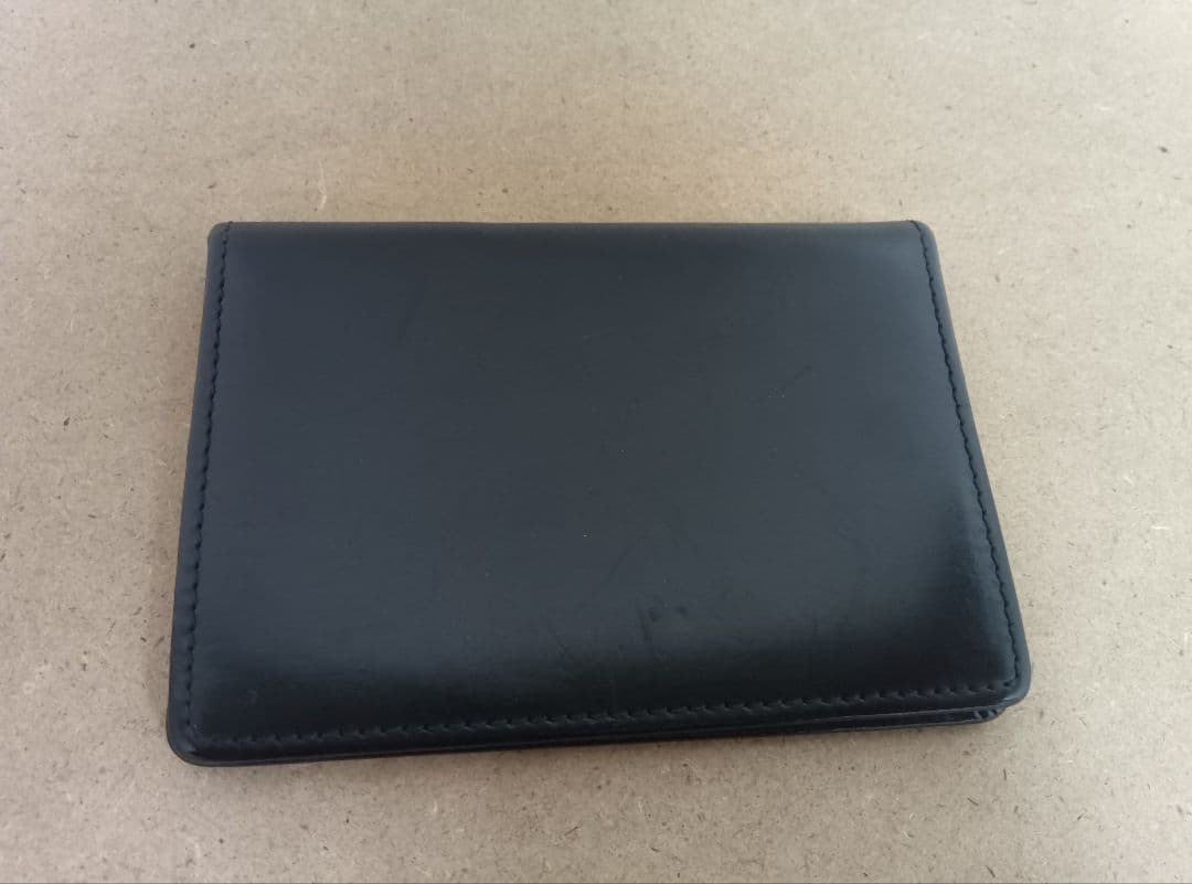 ホワイトハウスコックス　名刺入れ　ブラック