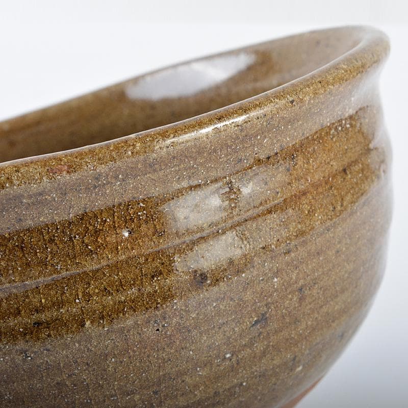 加藤唐九郎　一無斎（一ム斎）作　絵唐津　茶碗　淡々斎極め箱二重箱　H　R7523