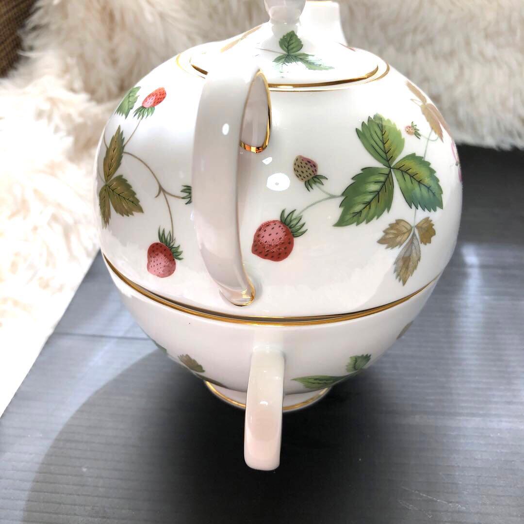 新品未使用❣️ウェッジウッド ワイルドストロベリー アルクレスコ ティーフォーワン