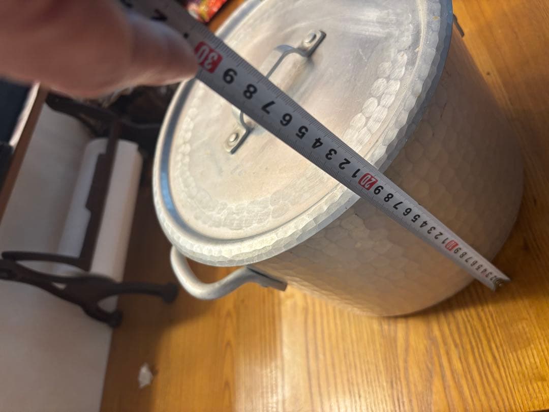 有次　アルミ製 両手鍋 24cm×20cm