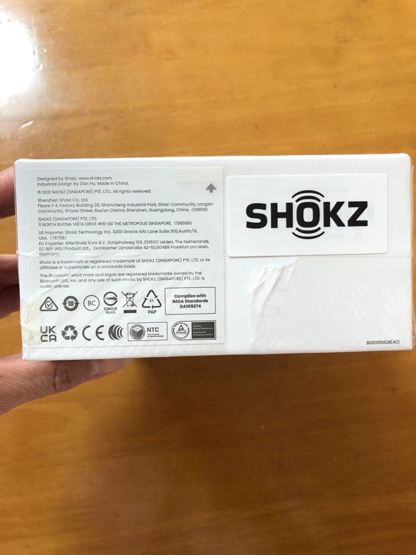 SHOKZ OPENMOVE ワイヤレス骨伝導イヤホン　グレー　新品未使用