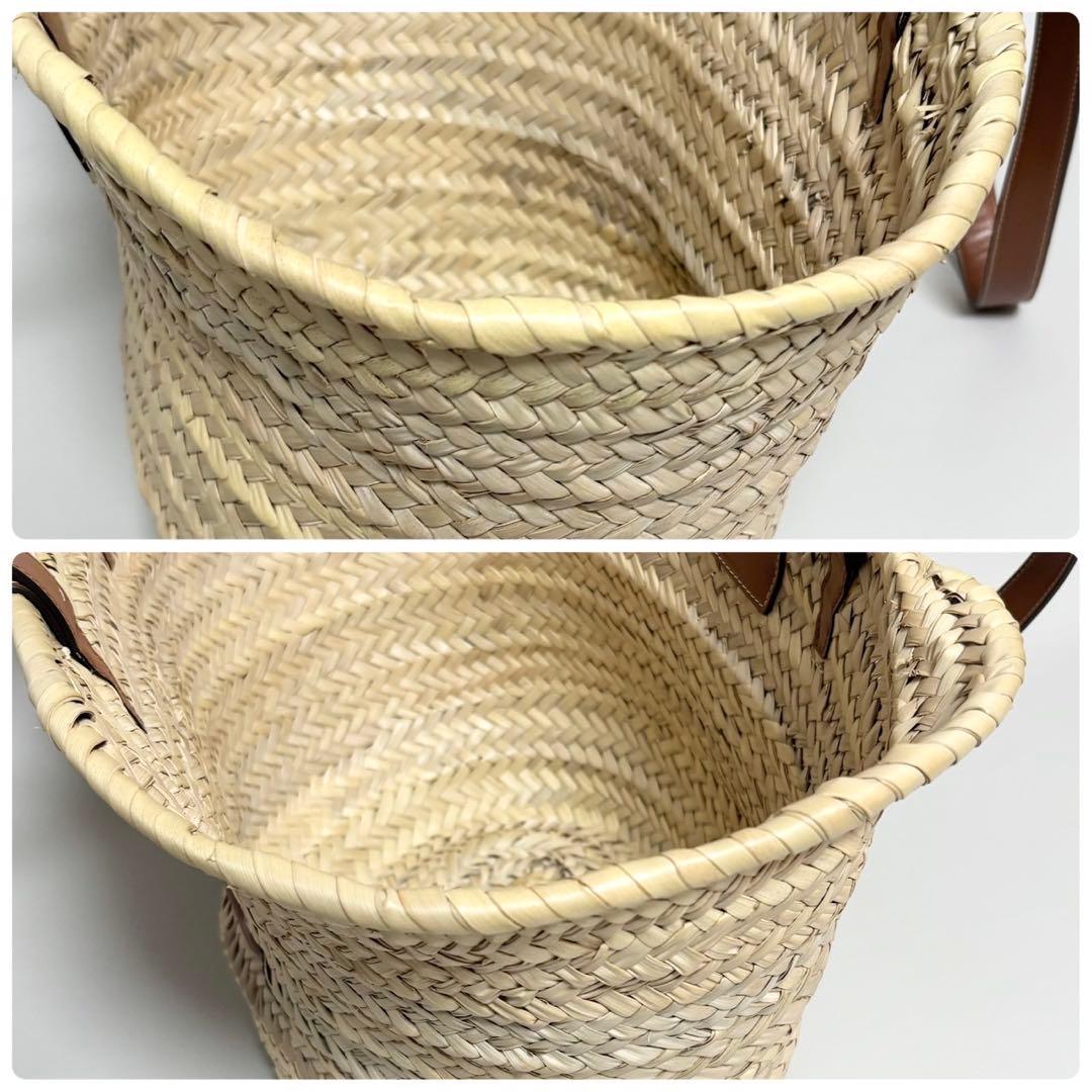 CELINE / トリオンフ クラシックパニエ ミディアム タン かごバッグ