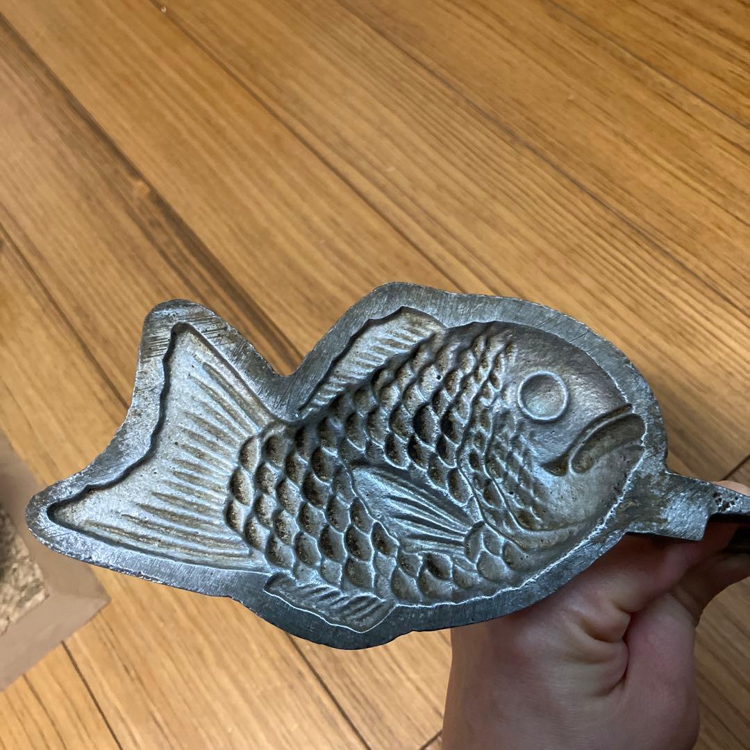 たい焼き器　一丁焼き　一匹　調理器具　昭和レトロ