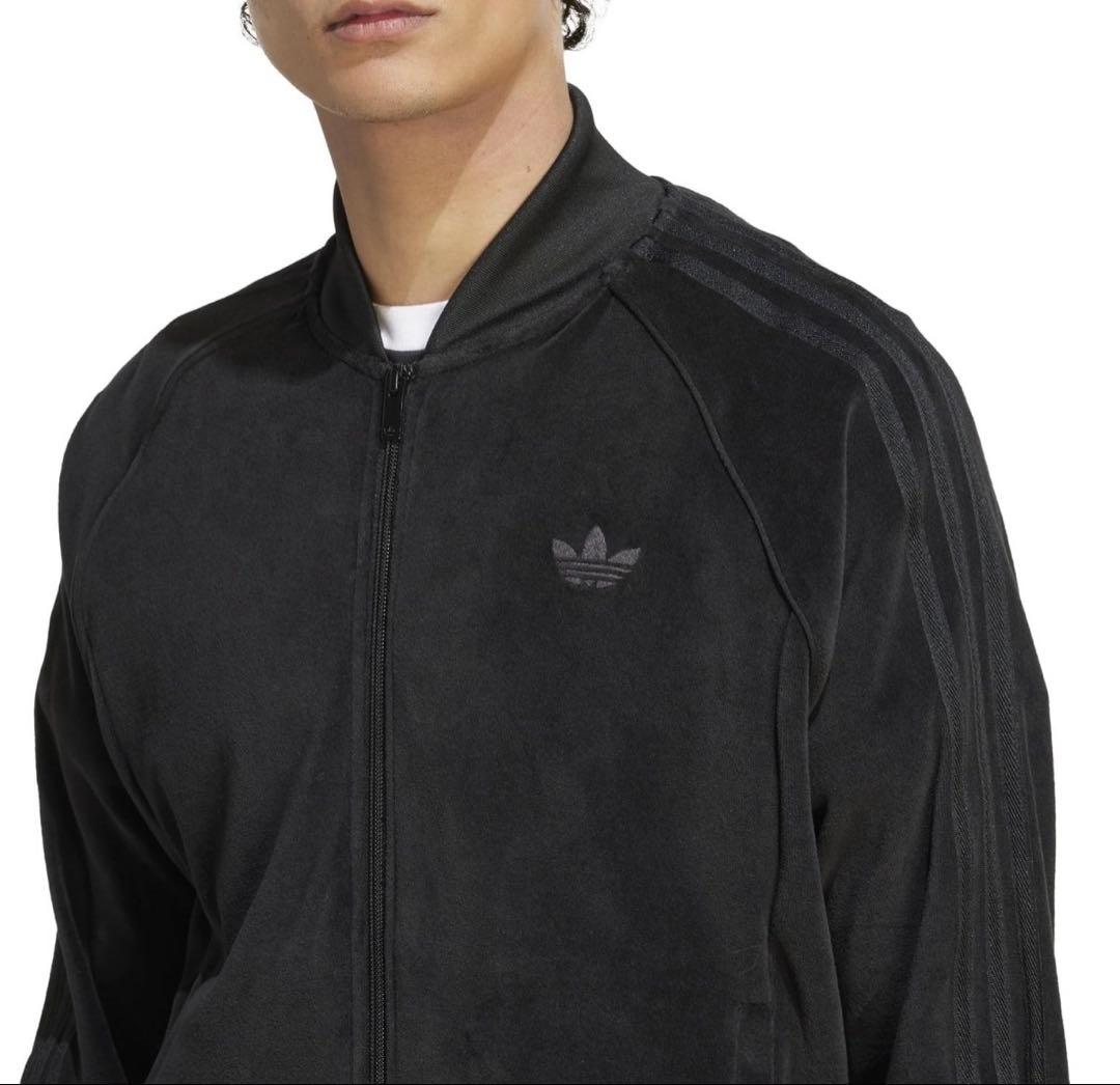 adidas originals ブラック ジャージ XLサイズ