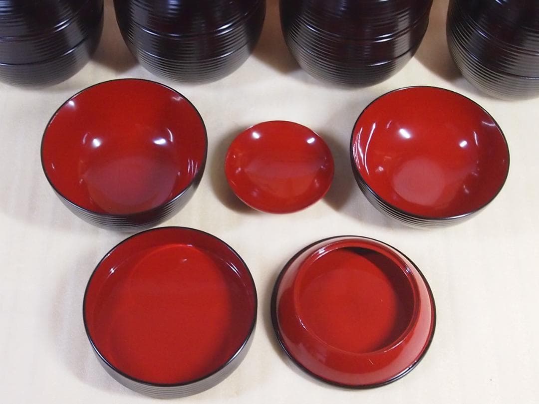 【未使用】信玄弁当 5客 夏目天平堂造 弁当箱 漆器/食器 行楽/行事/イベント