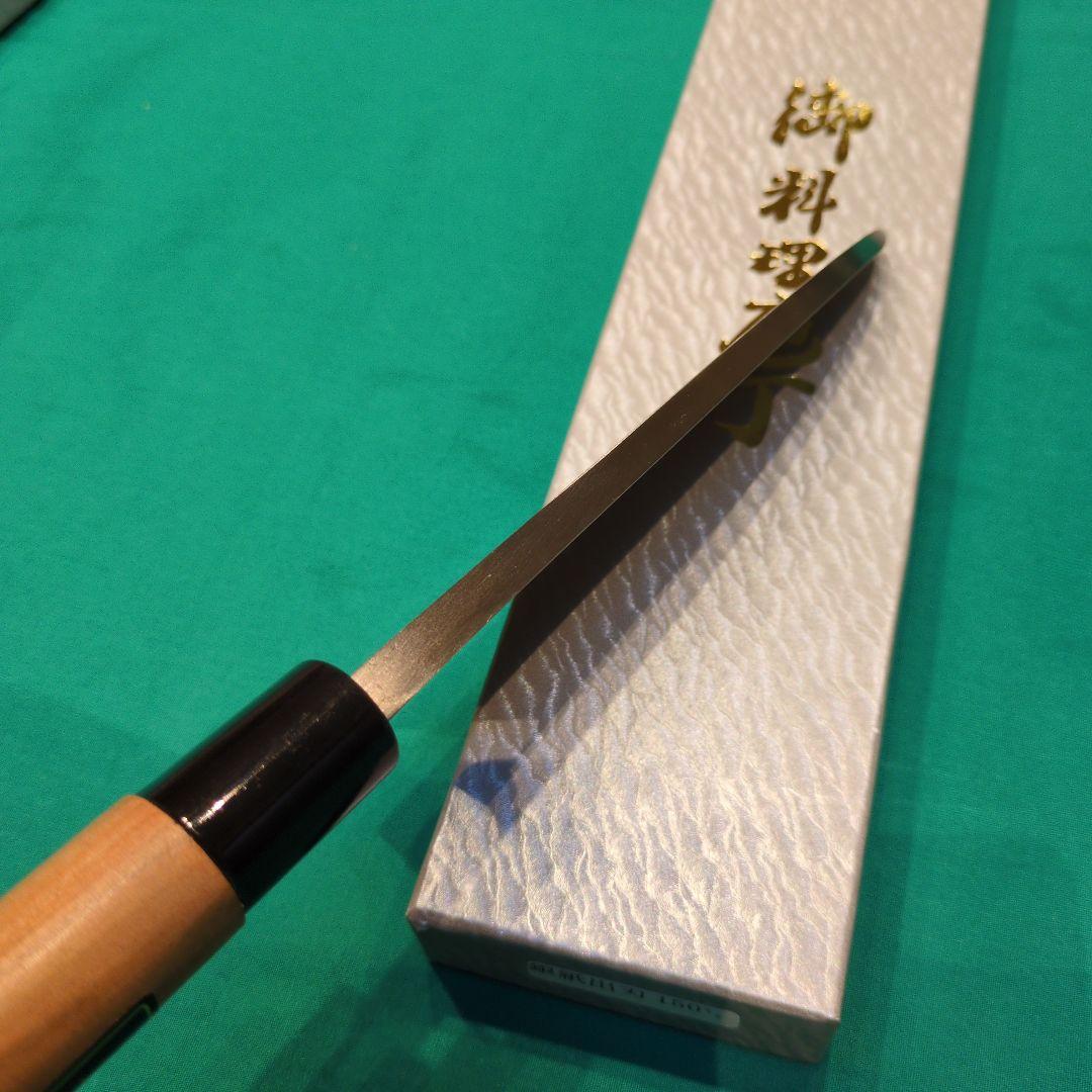 ≪銀三鋼使用≫正光作　出刃包丁　7寸　210ミリ　桜柄付