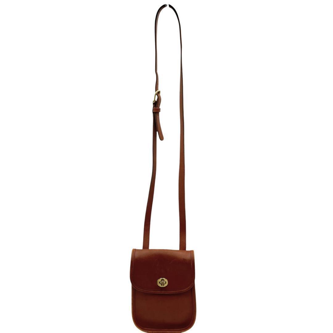 COACH/オールドコーチ 9978 レザー ショルダーバッグ ターンロック