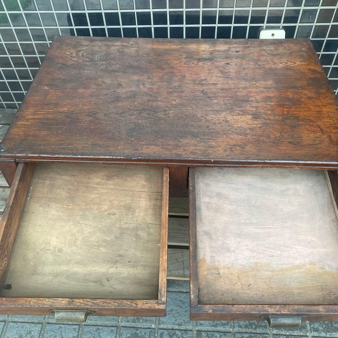 時代物 文机 骨董品 古民家 古家具 インテリア 店舗什器 昭和レトロ